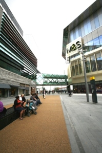Resin bound surfacing at Westfield Shopping City